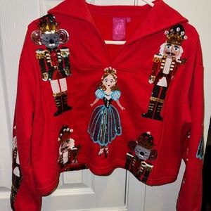 Queen of Sparkles Nutcracker sweater size extra small